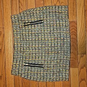 J. Crew tweed mini skirt size 10